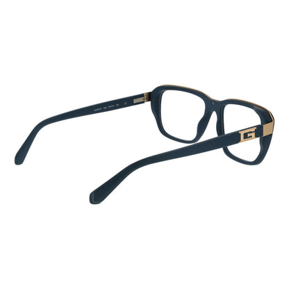 Guess Men's Optical Glasses – Blue Rectangle Frame, 55mm