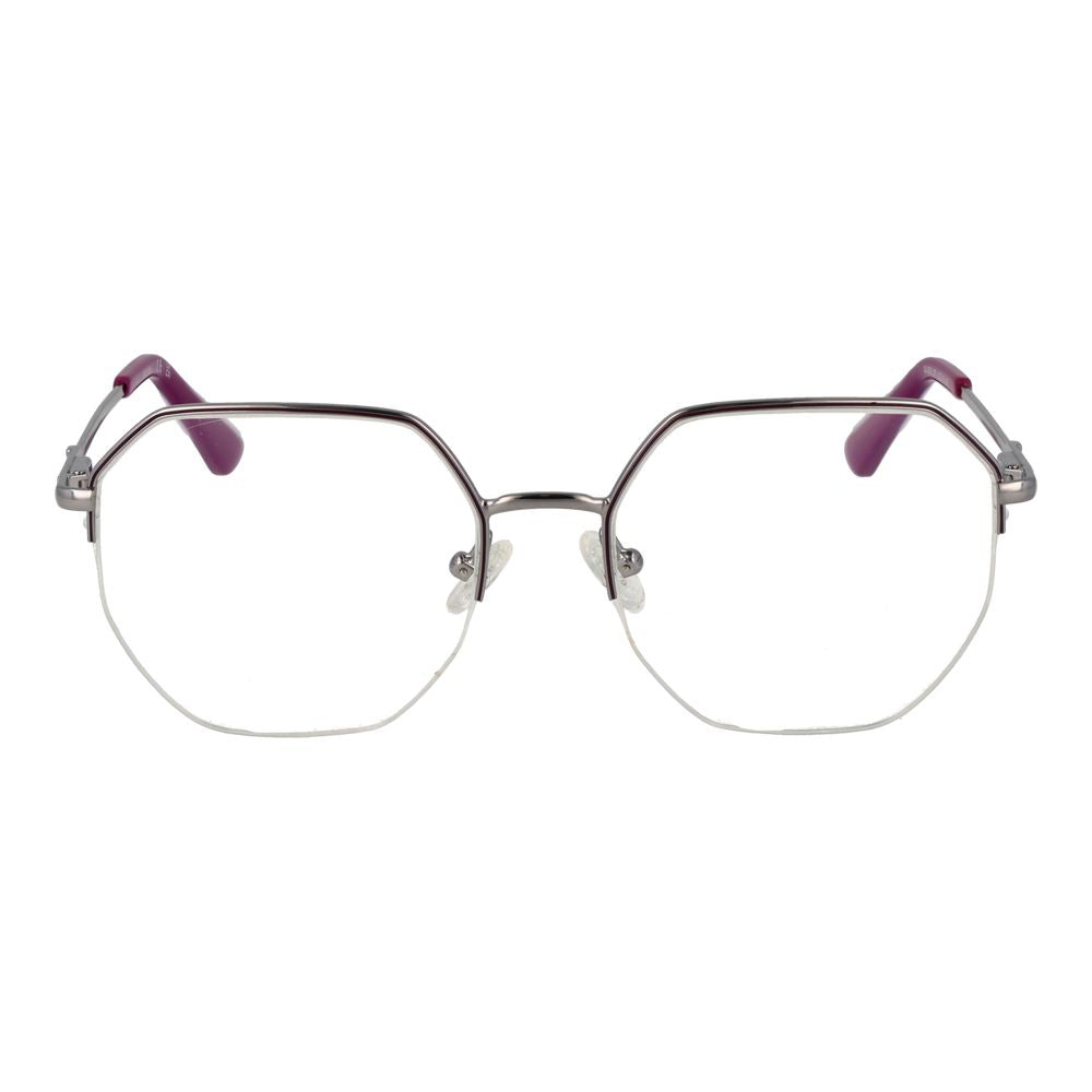 Guess Women’s Optical Glasses – Silver Rectangle Frame, 52mm