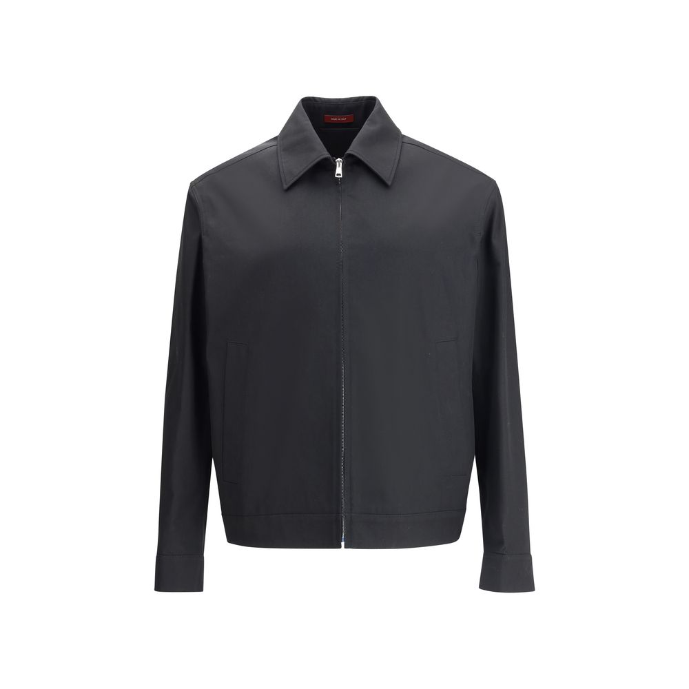 Gucci Cotton Jacket with Iconic Stripes