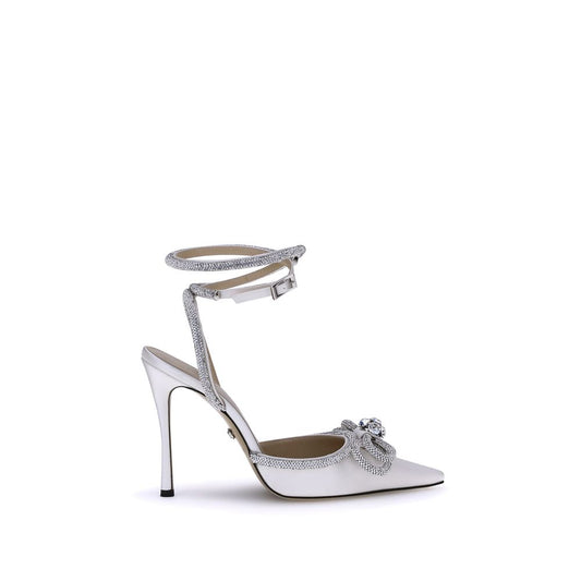 Mach & Mach Silk Pumps with Double Bow