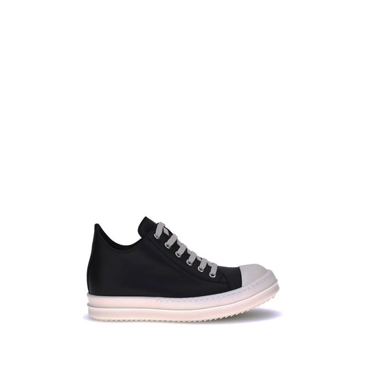 Rick Owens High-Top Leather Sneakers