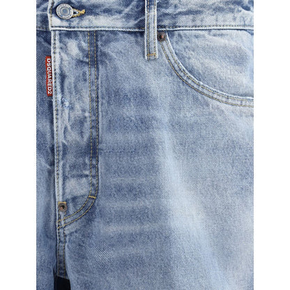 Dsquared2 Marine Shorts: Bold Cotton Casual Style