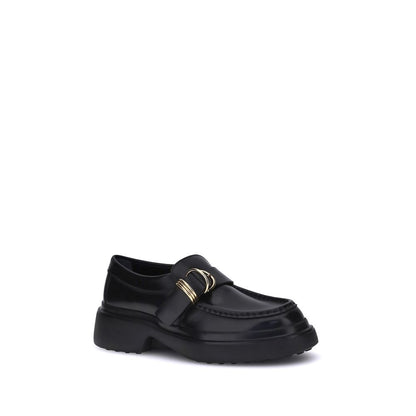 Tod's Rings Leather Loafers