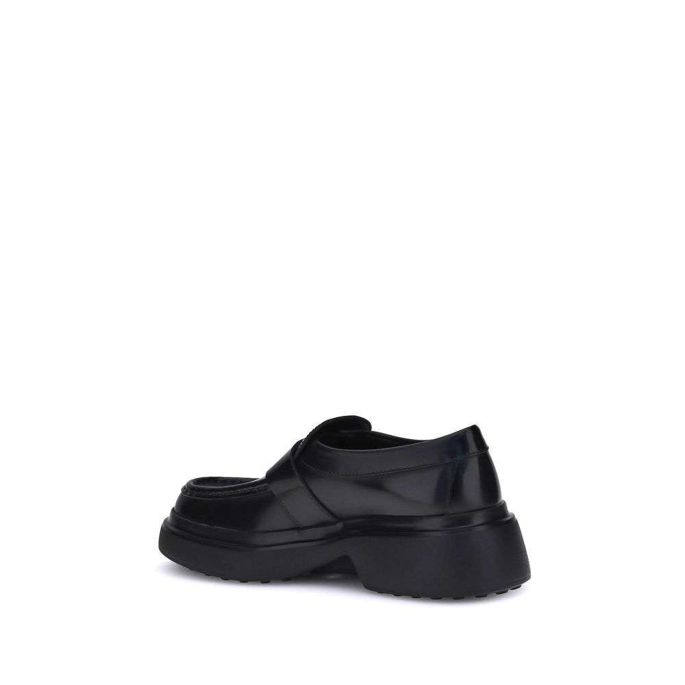 Tod's Rings Leather Loafers