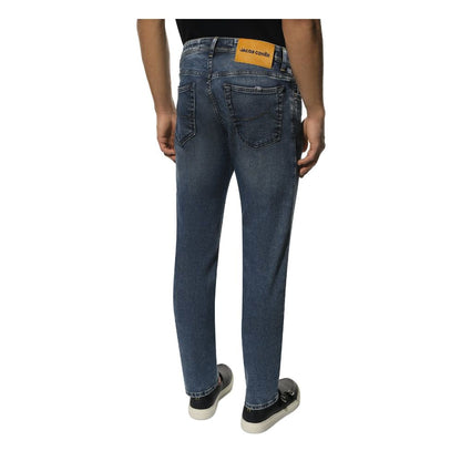 Jacob Cohen Blue Cotton Jeans & Pant - Slim Fit Style