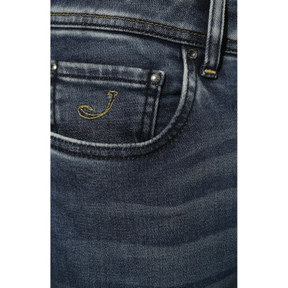 Jacob Cohen Blue Cotton Jeans & Pant - Slim Fit Style