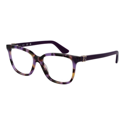 Guess Women’s Optical Frames – Purple Rectangle Design