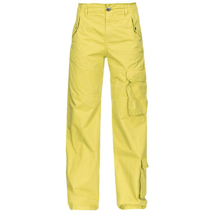 PINKO Green Cotton Cargo Pants