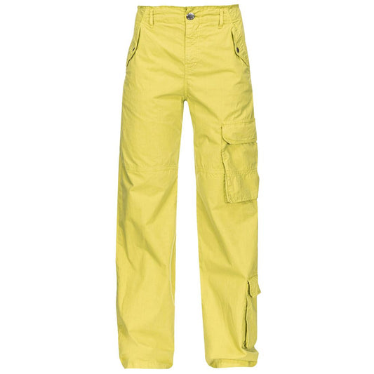 PINKO Green Cotton Cargo Pants
