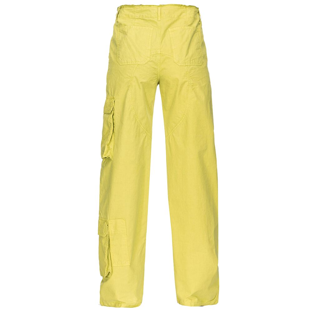 PINKO Green Cotton Cargo Pants
