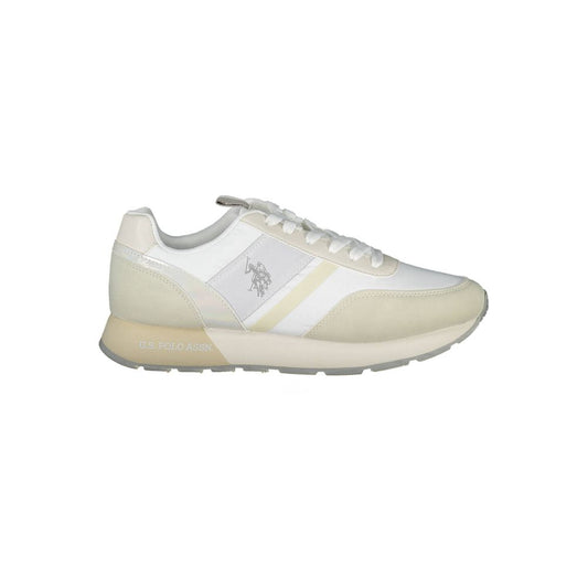 U.S. POLO ASSN. White Nylon Sneaker - Sporty Style and Comfort