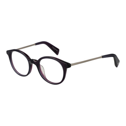 Yohji Yamamoto Men's Optical Frames – Purple Round Frame, 47mm