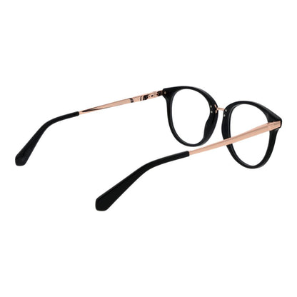 Guess Unisex Optical Frames – Black Round Demo Lens