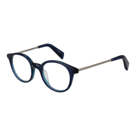 Yohji Yamamoto Unisex Optical Frames – Blue Full-Rim Style