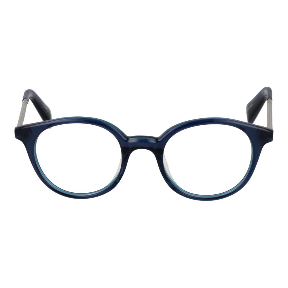 Yohji Yamamoto Unisex Optical Frames – Blue Full-Rim Style