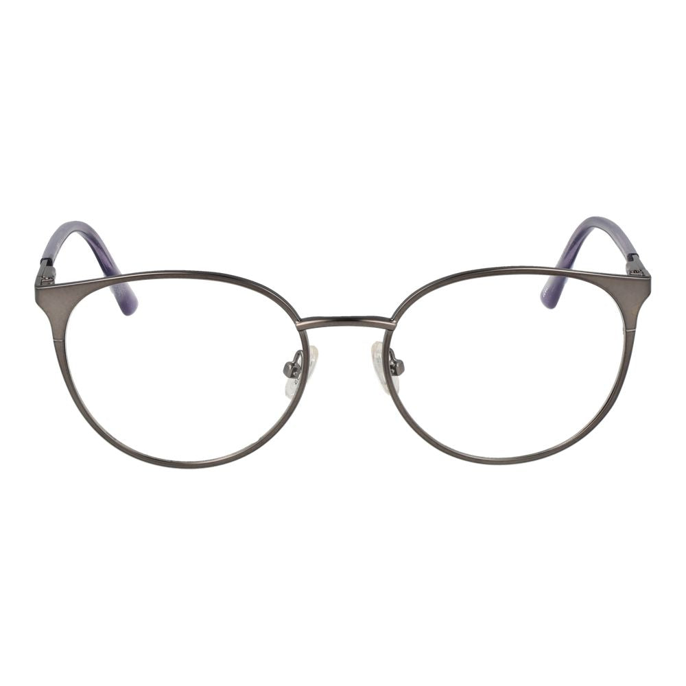 Guess Women’s Optical Glasses – Silver Round Frame, 53mm