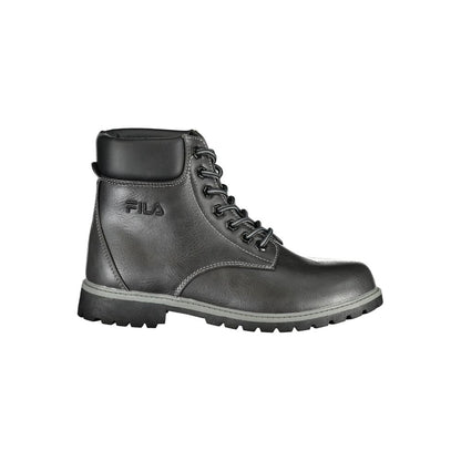 Fila Black Polyester Boot - Stylish and Durable Footwear
