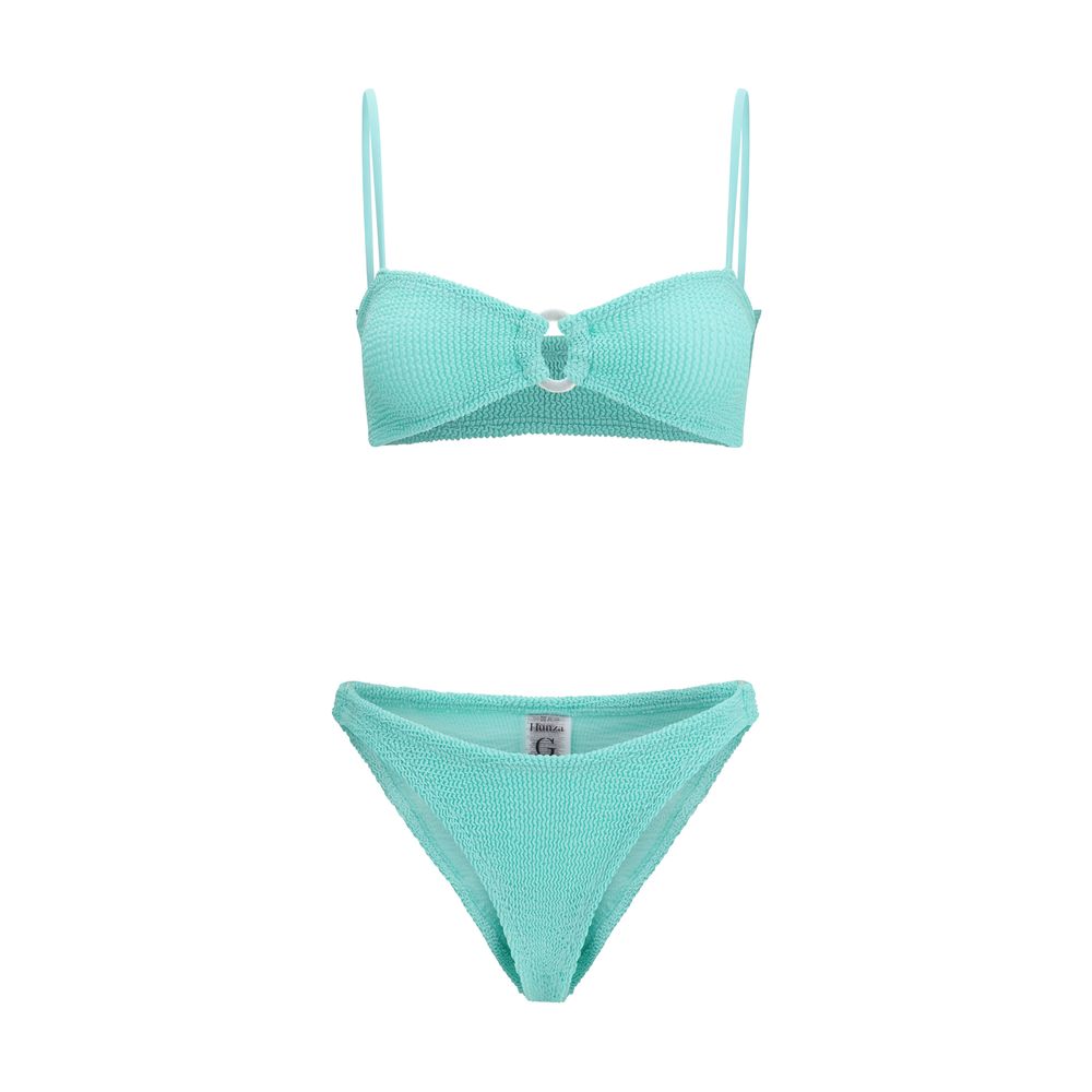 Hunza G Misty Green Bikini Swimsuit