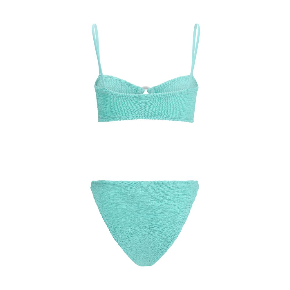 Hunza G Misty Green Bikini Swimsuit