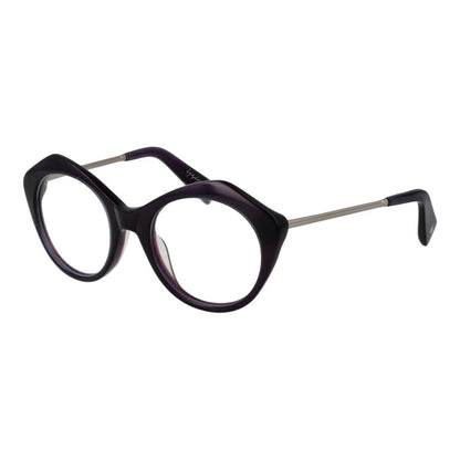 Yohji Yamamoto Women’s Optical Frames – Purple Round Design