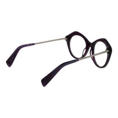Yohji Yamamoto Women’s Optical Frames – Purple Round Design