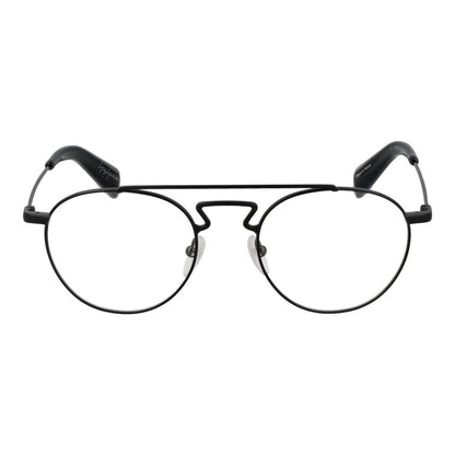 Yohji Yamamoto Men’s Optical Frames – Black Aviator Design