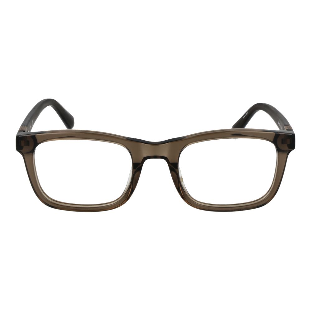 Guess Brown Men’s Optical Frames – Rectangle Full-Rim