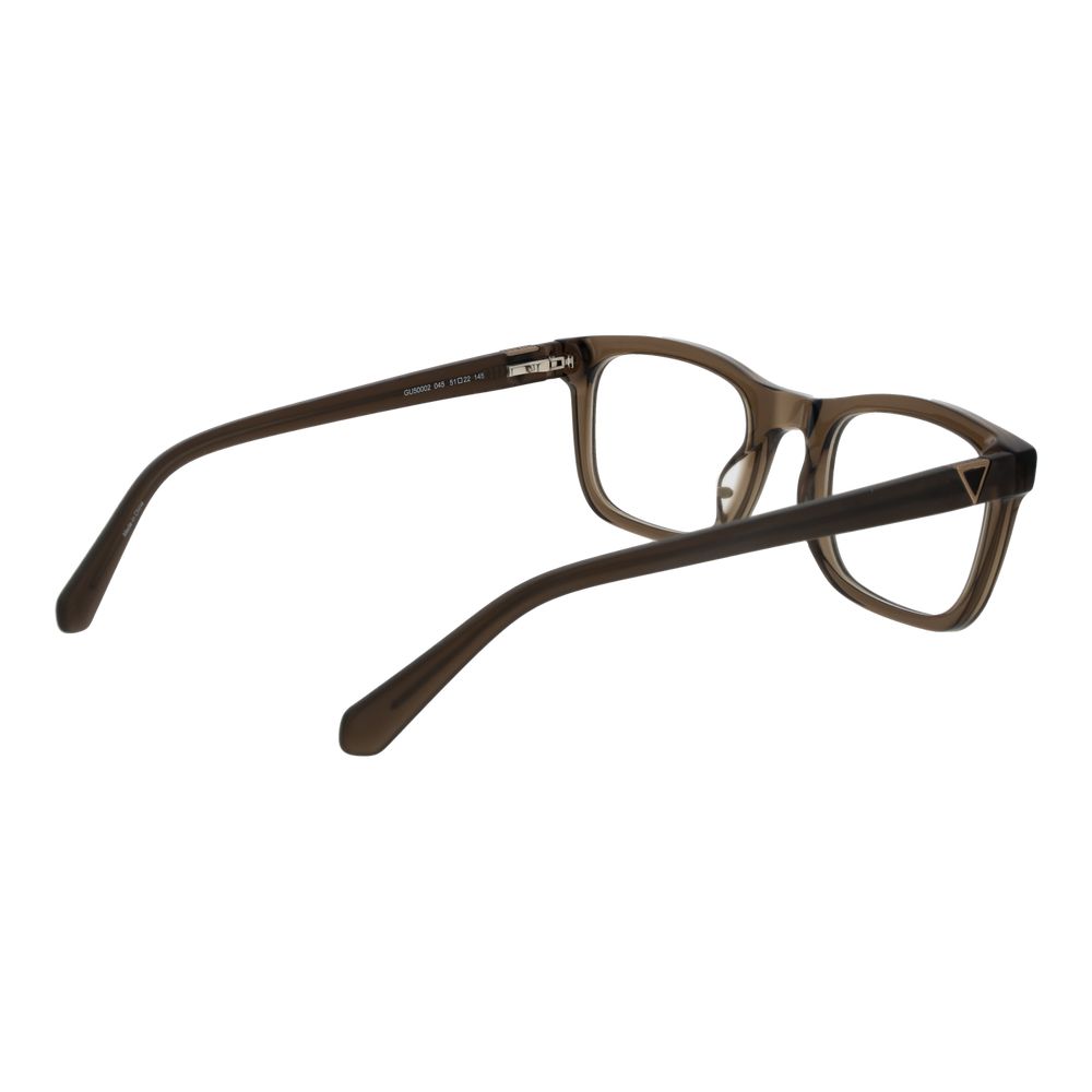 Guess Brown Men’s Optical Frames – Rectangle Full-Rim