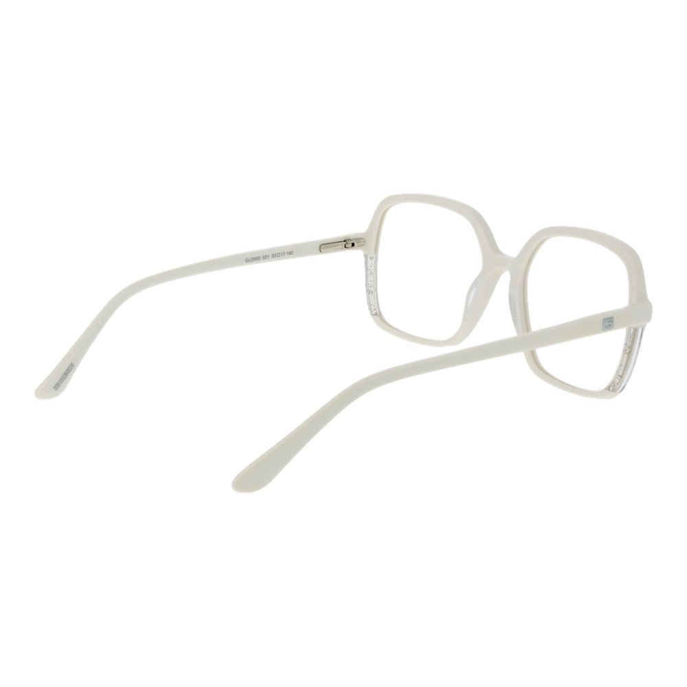 Guess Women's Optical Frames – White Square Frame, 53mm