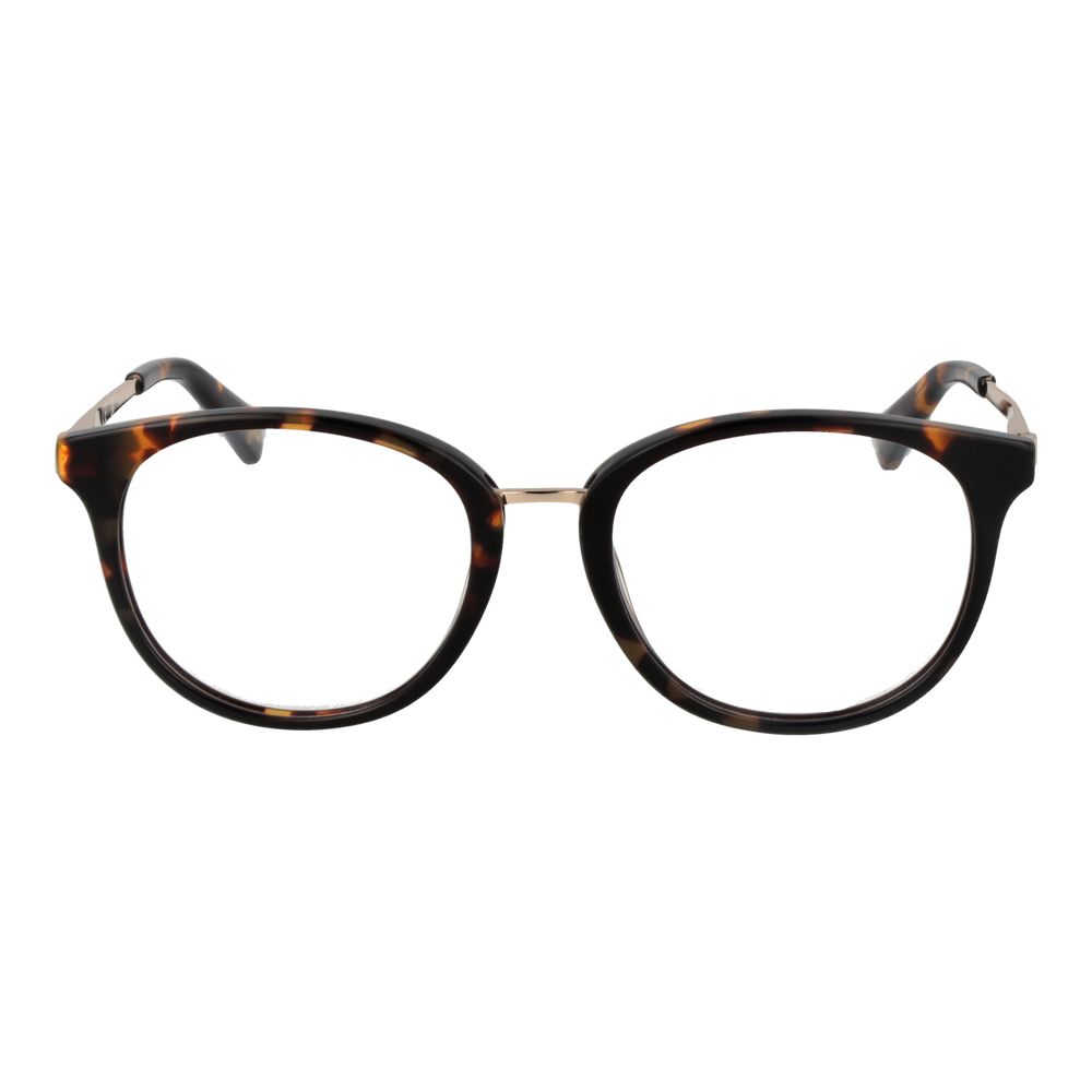Guess Brown Unisex Optical Frames – Round Full-Rim Design