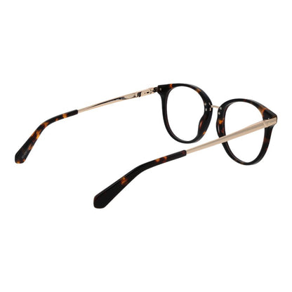 Guess Brown Unisex Optical Frames – Round Full-Rim Design