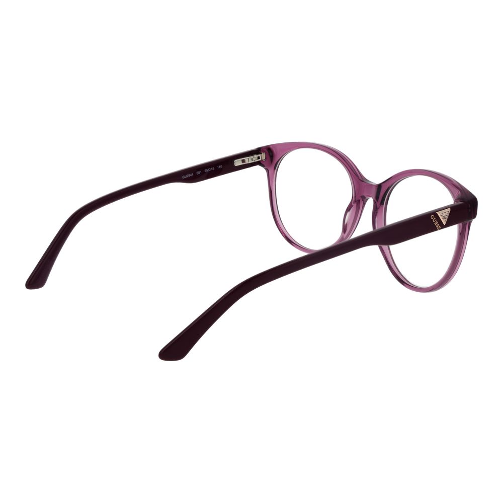 Guess Women’s Optical Frames – Purple Round Design, 55mm