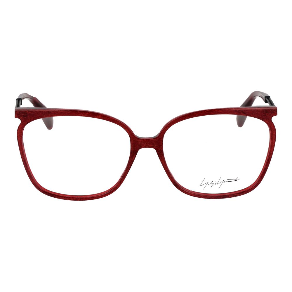 Yohji Yamamoto Women’s Optical Frames – Red Square Design