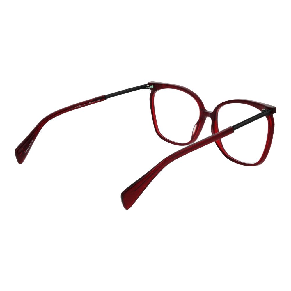 Yohji Yamamoto Women’s Optical Frames – Red Square Design