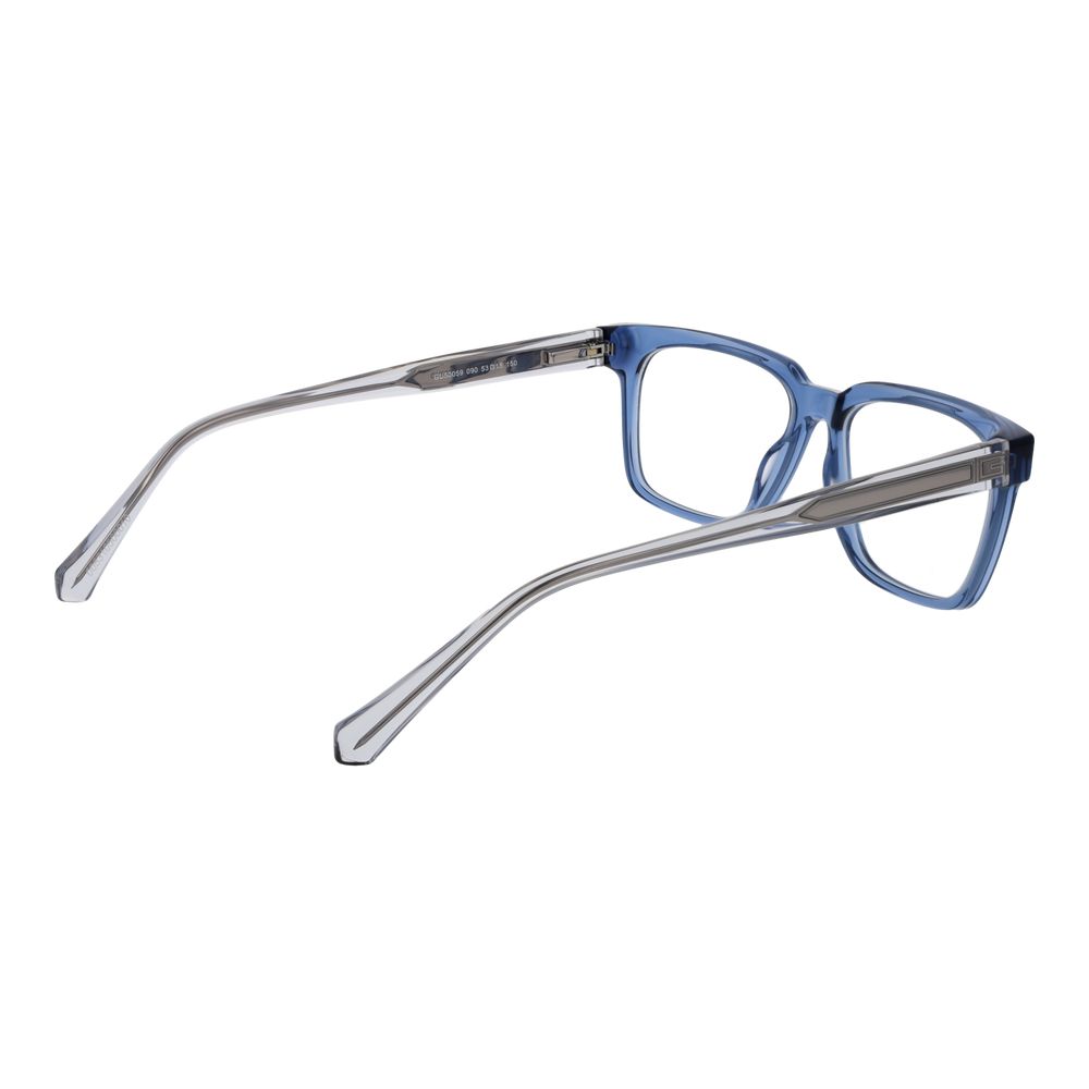 Guess Men's Optical Glasses – Blue Rectangle Frame, 53mm