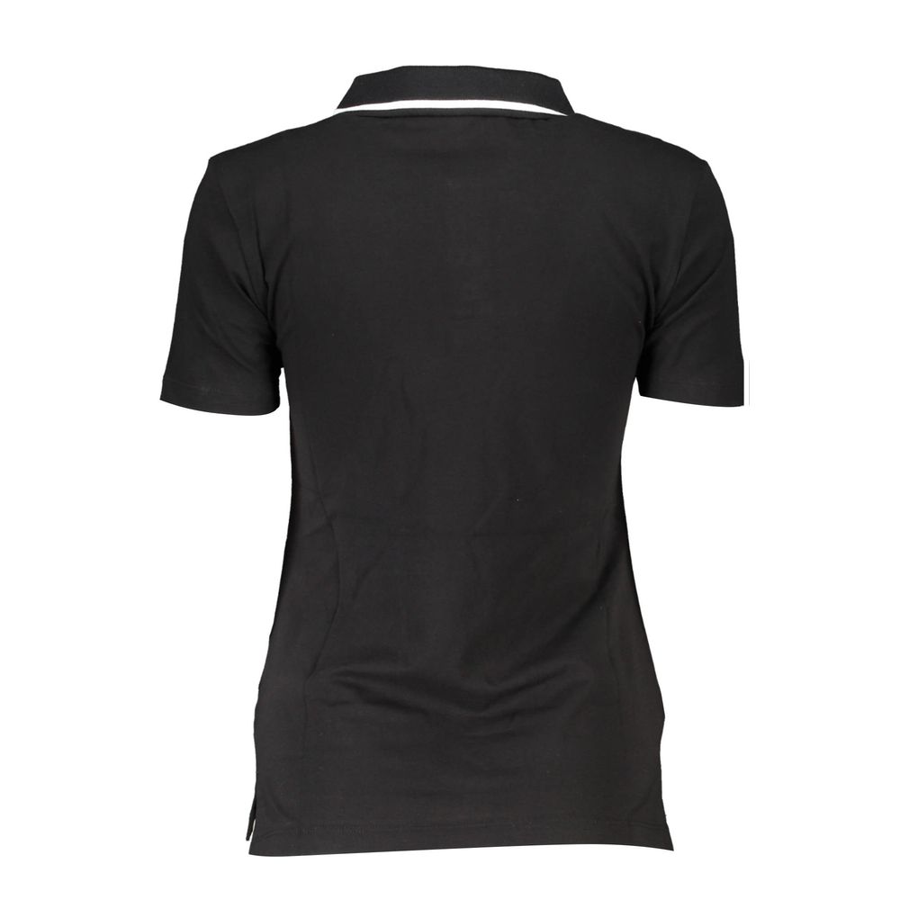 Fila Black Cotton Polo Shirt - Classic Comfort with a Modern Twist