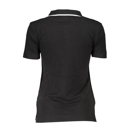 Fila Black Cotton Polo Shirt - Classic Comfort with a Modern Twist