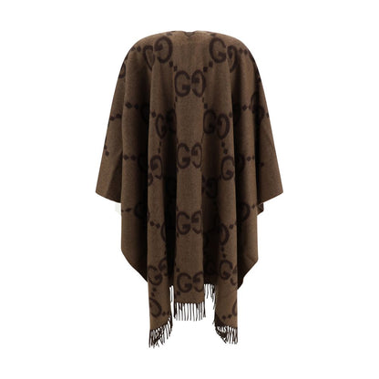 Gucci Cashmere Cape - Reversible Luxury Statement Piece