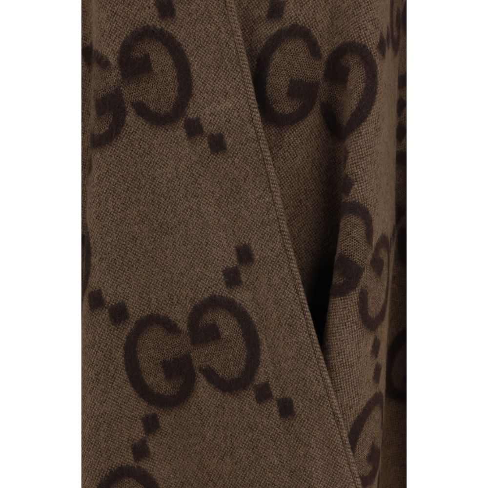 Gucci Cashmere Cape - Reversible Luxury Statement Piece