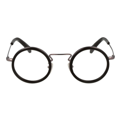 Yohji Yamamoto Men's Optical Frames – Brown Round Style