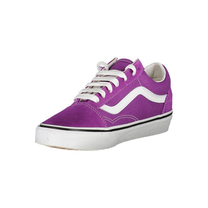 Vans Purple Polyester Sneaker - Old Skool Style