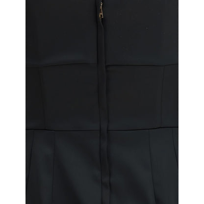 Dolce & Gabbana Satin Midi Dress: Elegant Feminine Silhouette