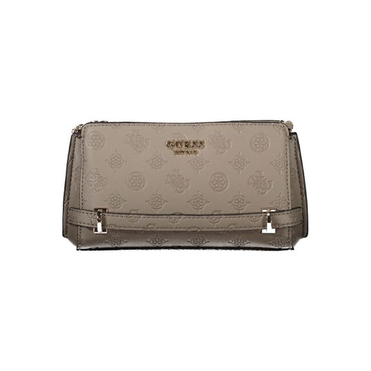 Guess Jeans ZARELA Mini Shoulder Bag - Brown Polyethylene