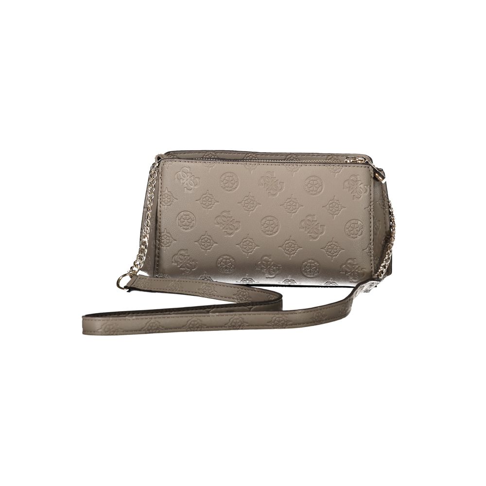 Guess Jeans ZARELA Mini Shoulder Bag - Brown Polyethylene