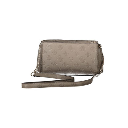 Guess Jeans ZARELA Mini Shoulder Bag - Brown Polyethylene