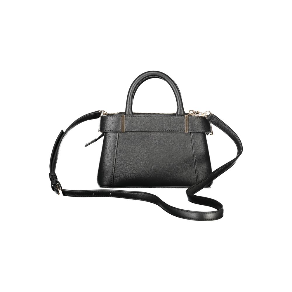 Guess Jeans ANADELA Mini Bag - Black Faux Leather Handbag for Women