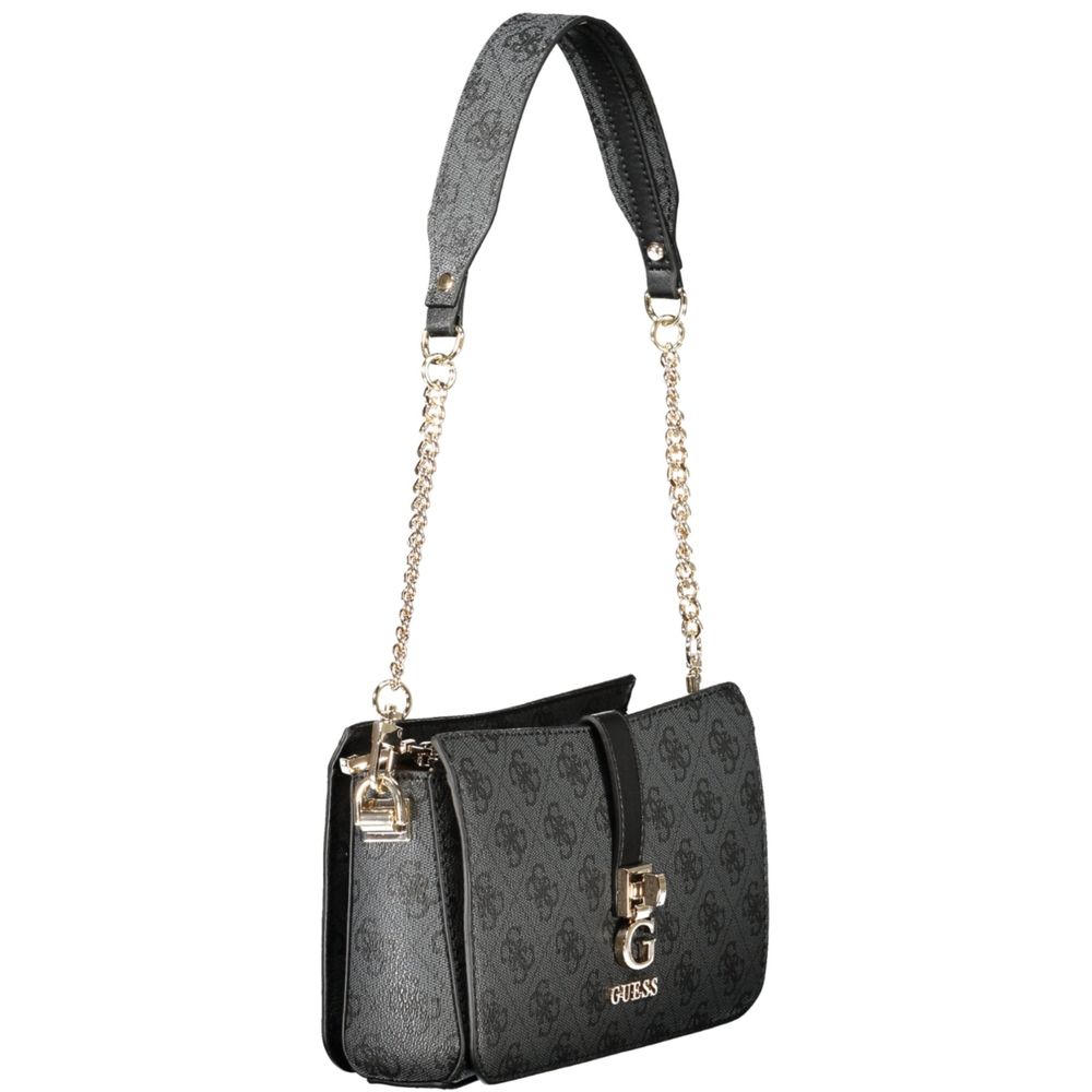 Guess Jeans Black Polyethylene ZAMIRA Bag