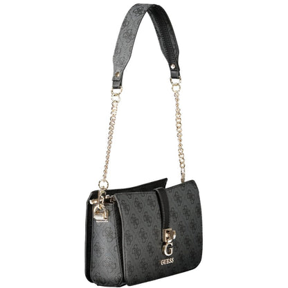 Guess Jeans Black Polyethylene ZAMIRA Bag