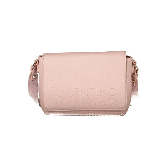Mario Valentino Pink Faux Leather Adjustable Shoulder Bag