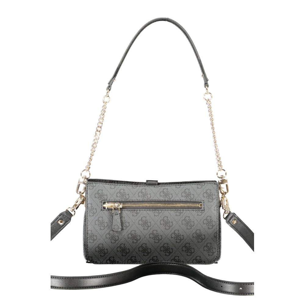 Guess Jeans Black Polyethylene ZAMIRA Bag